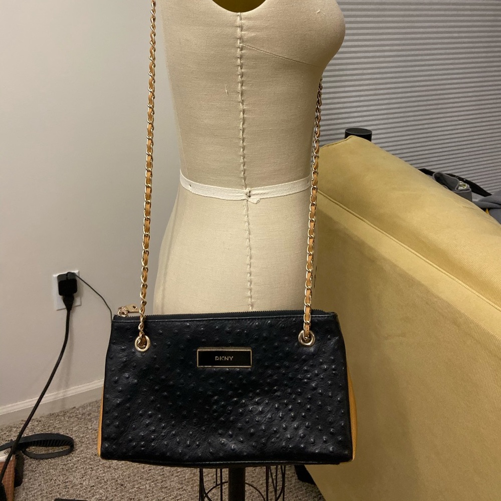DKNY Ostrich Leather Purse